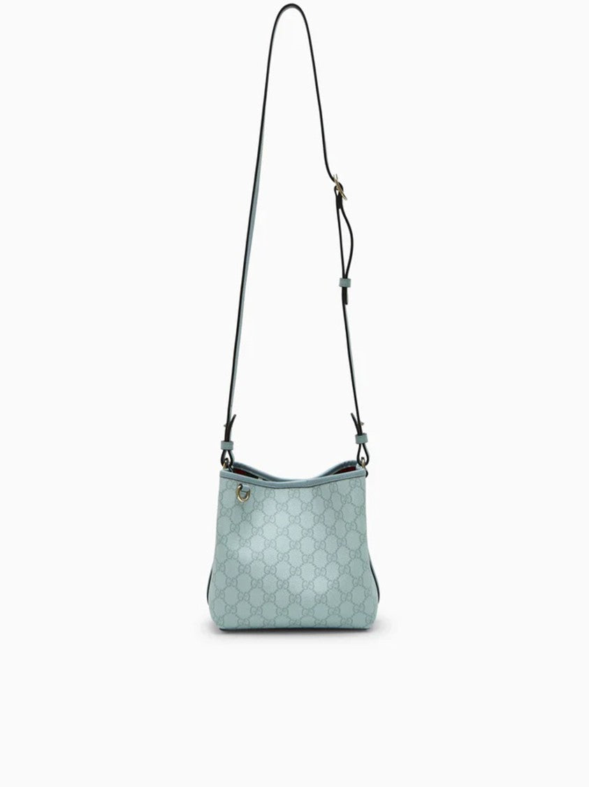 Gucci Blue Handbag Gg Structured Monogram Bag