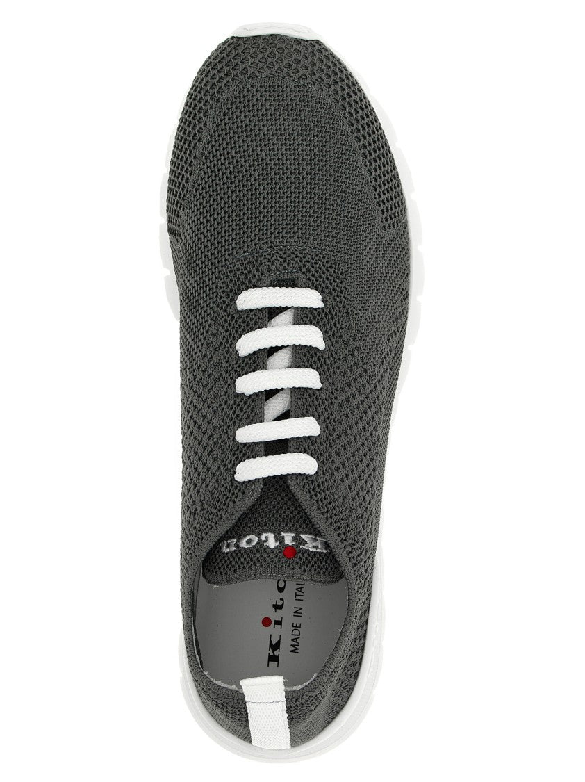 Kiton Breathable Mesh Effect Technical Sneakers