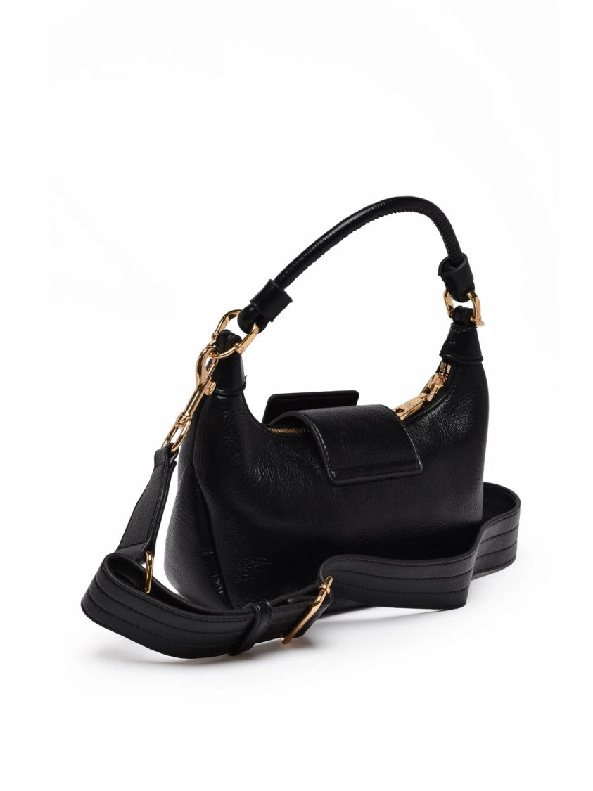 Love Moschino Black Logo Detail Polyurethane Handbag