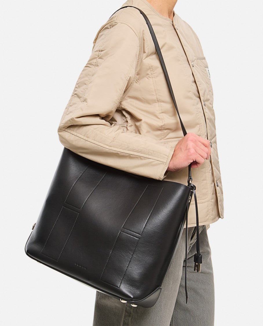 Hogan Black H01r Hobo Medium Bag