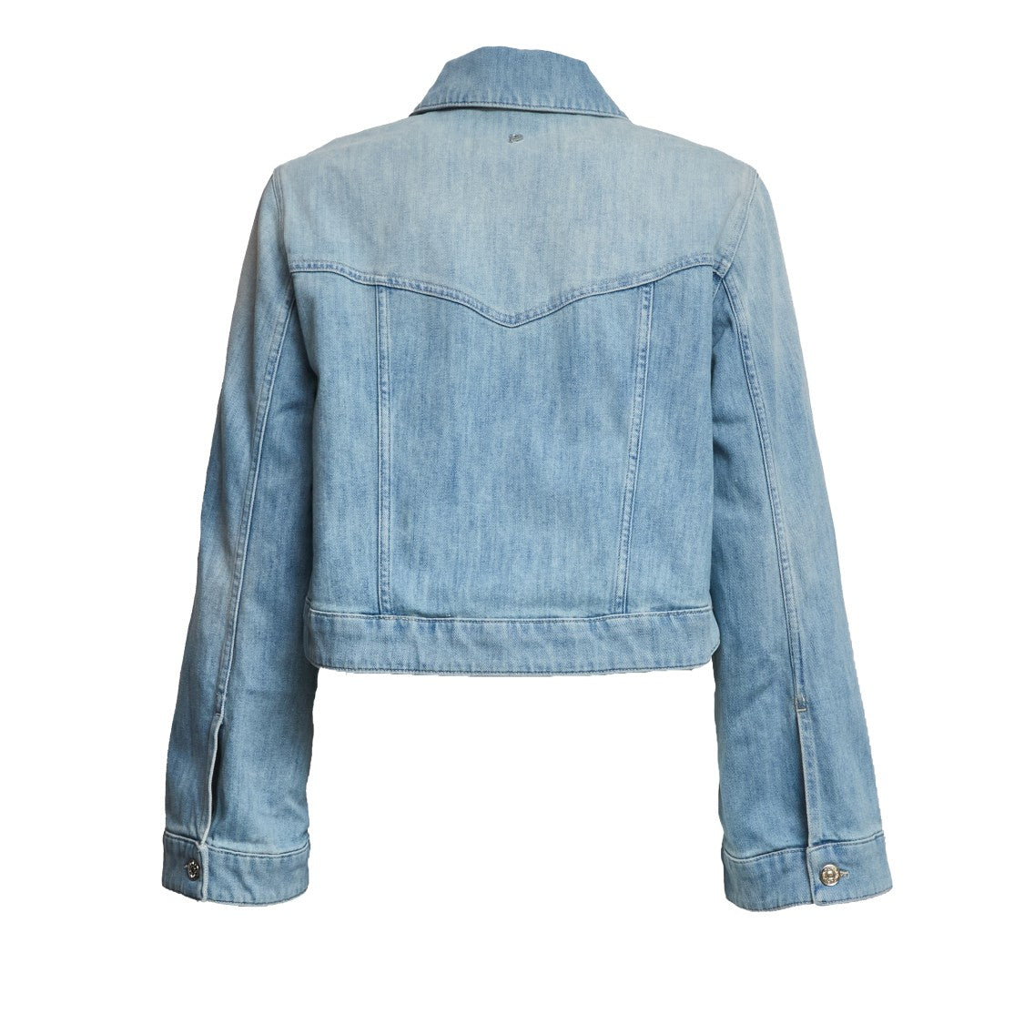 Dondup Blue Drop Shoulder Bell Sleeve Denim Jacket