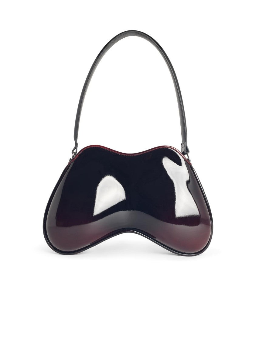 Diesel 'Double-D' Burgundy Polished Pu Bag