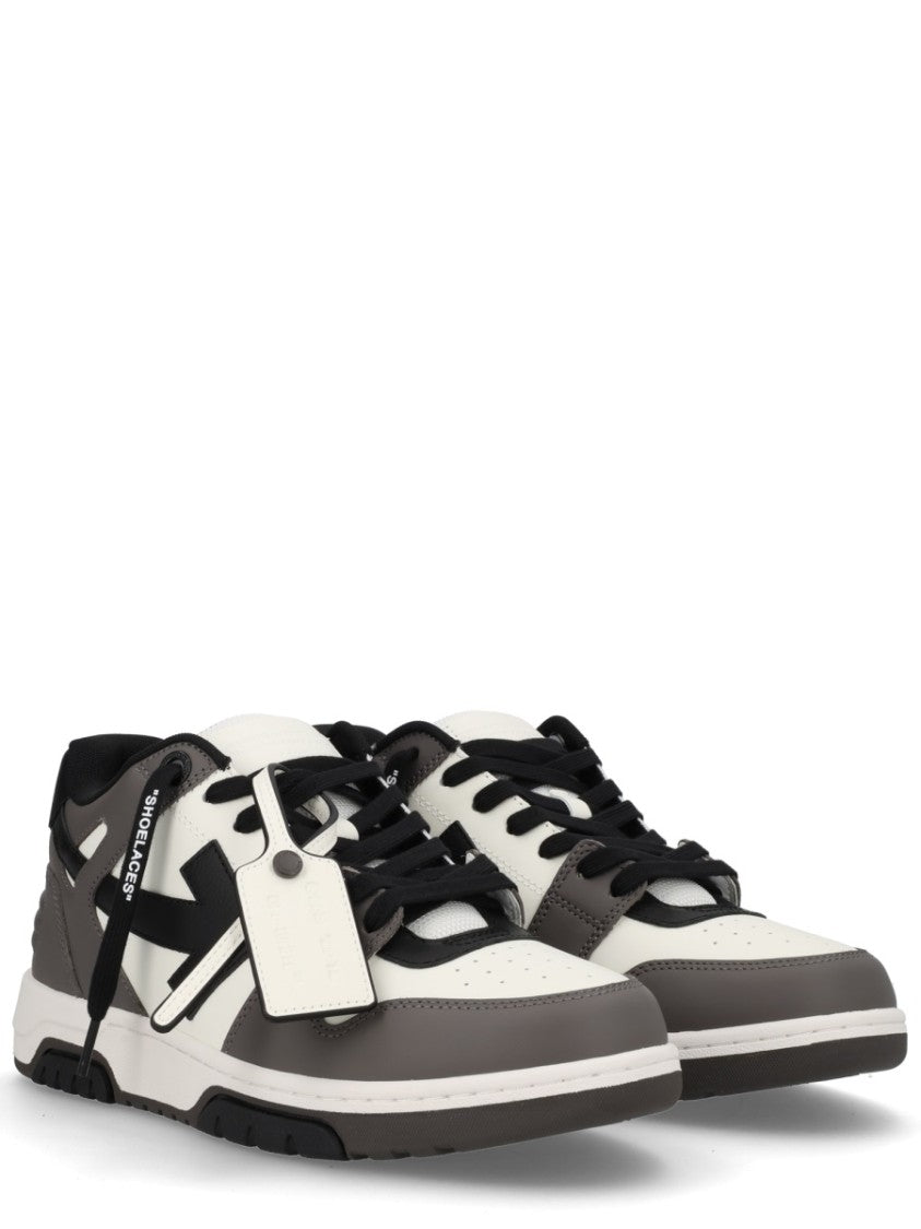 Off-White Grey Out Of Office Black Arrow Sneakers
