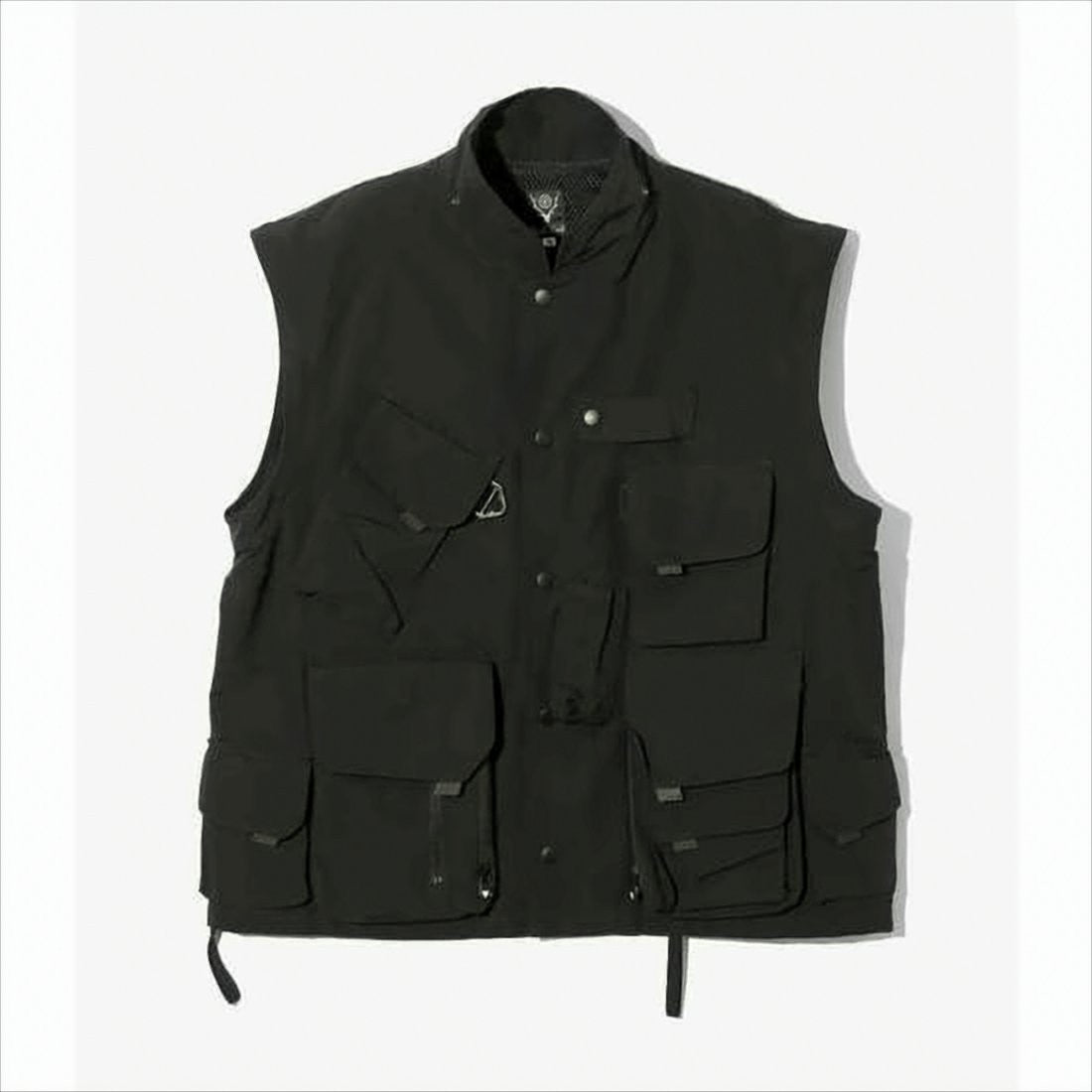 South2 West8 Utilitarian Black Jacket With Detachable Hood