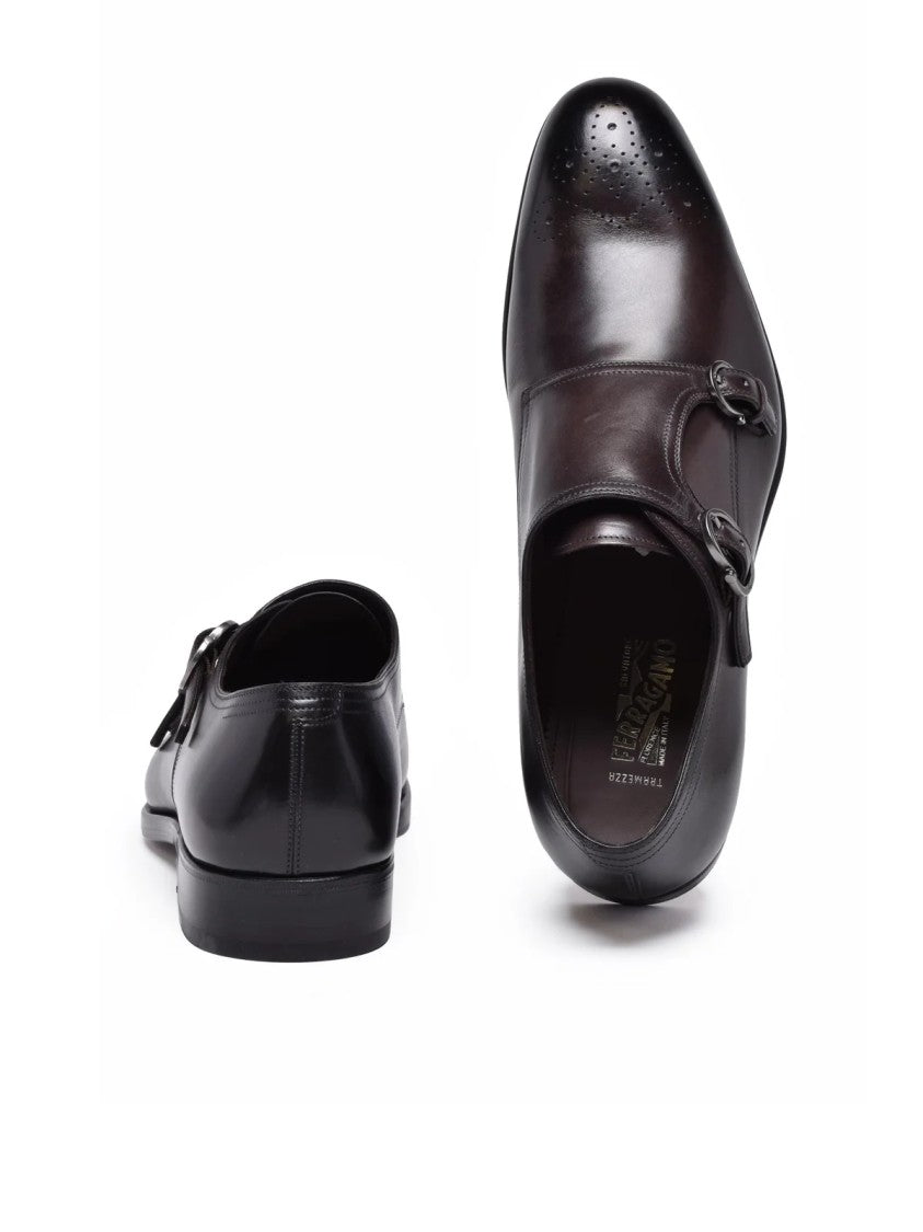 Salvatore Ferragamo Brown Leather Shoes