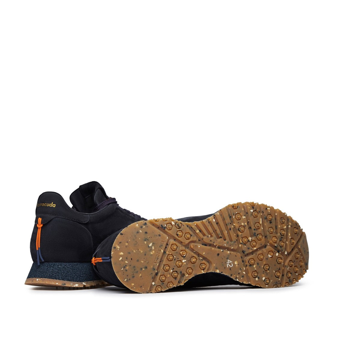 Barracuda Rocket Sneakers In Navy Blue Suede