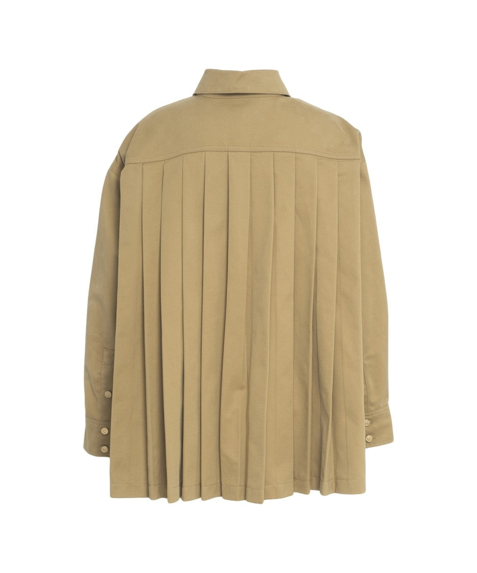 7 For All Mankind Beige Oversized Shirt