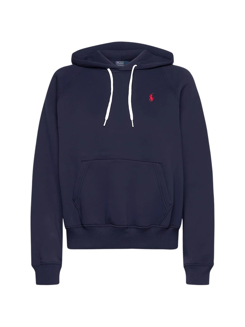Polo Ralph Lauren Blue Cotton Logo Hoodie
