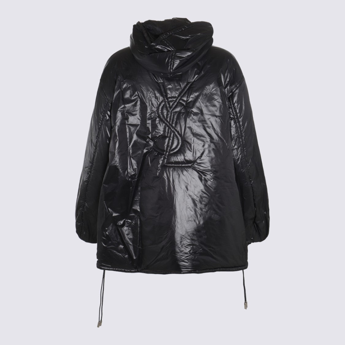 Saint Laurent Black Rainy Cape Jacket