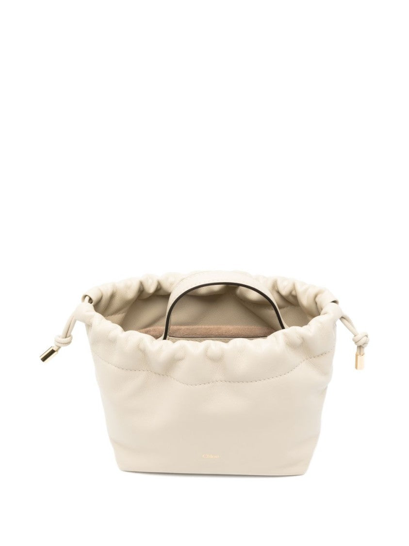 Chloé Gathered Lambskin Drawstring Shoulder Bag