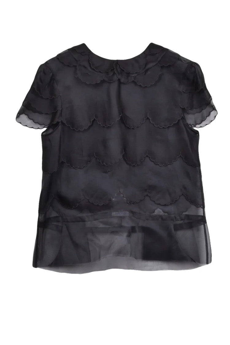 Maison Margiela Chiffon Blouse - Black