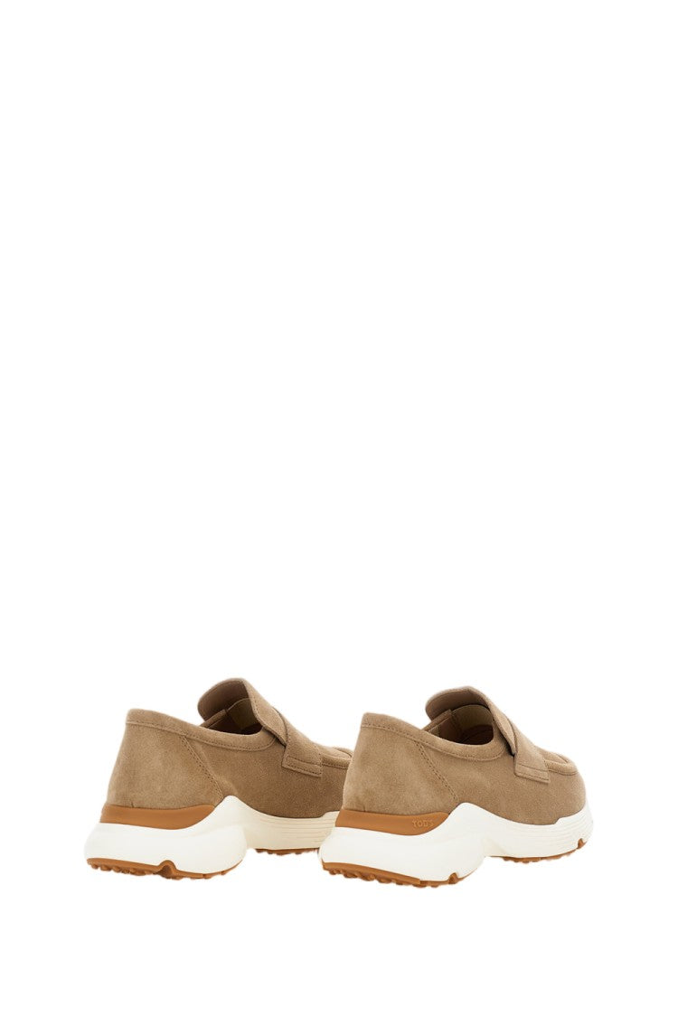 Tod's Deep Brown Smooth Leather Sport Run Loafer