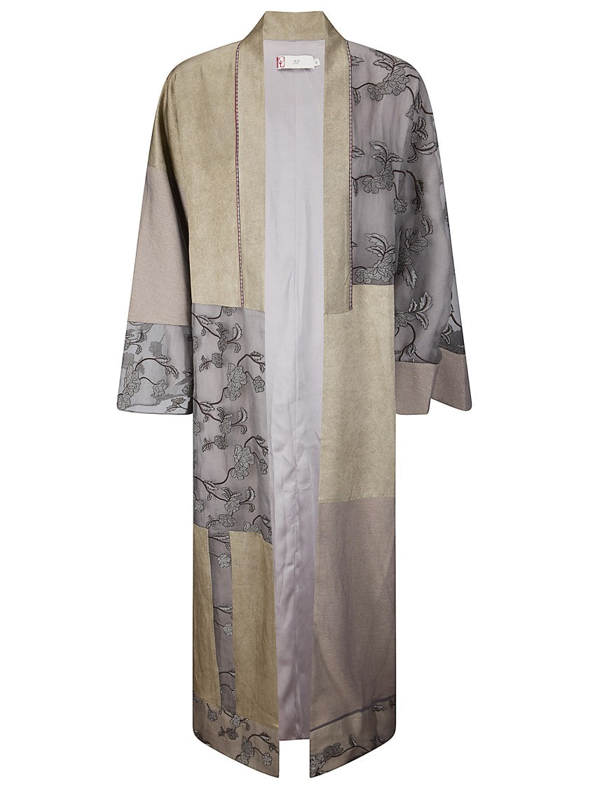 Hui Long Wrap Dress With Intricate Embroidery