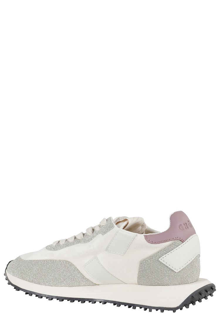 Ghoud Low-Top Sneakers With Velvet Glitter Accents