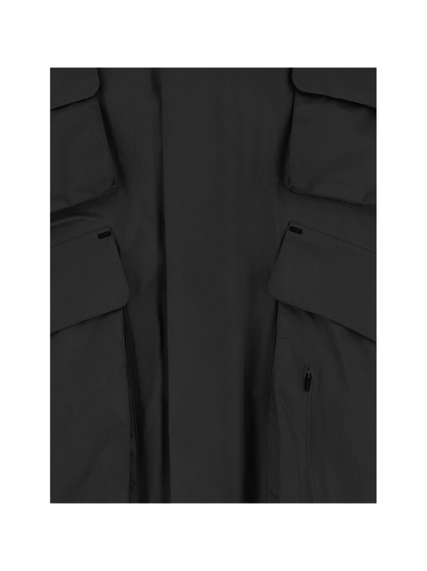 Save The Duck High Collar Black Nylon Jacket