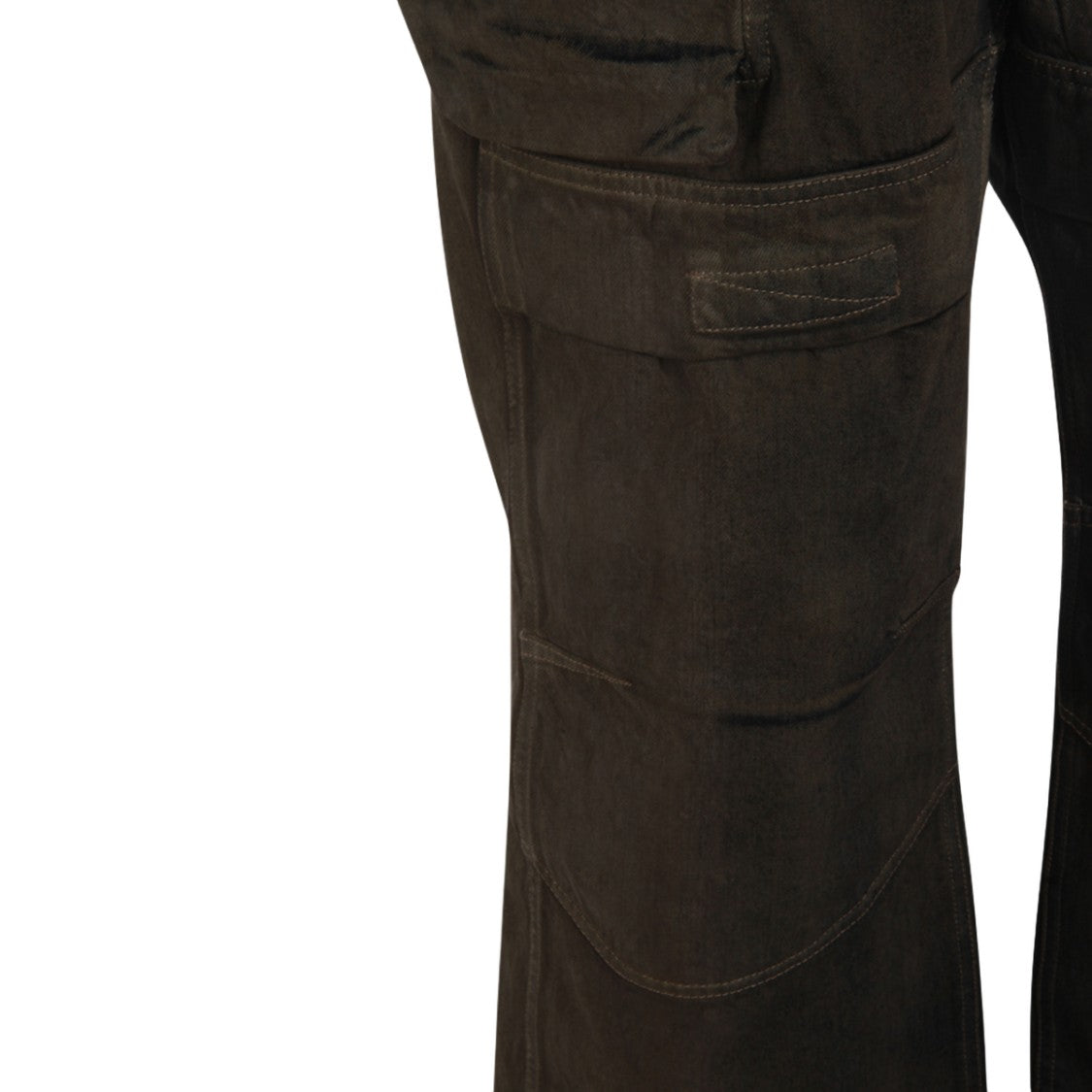 Rick Owens Straight-Leg Black Jeans With Utilitarian Patch Pockets