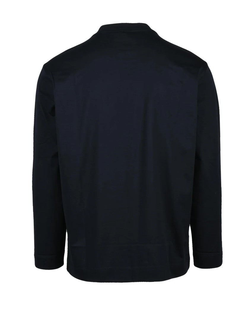 Emporio Armani Crew Neck Cotton T-Shirt With Minimalist Design