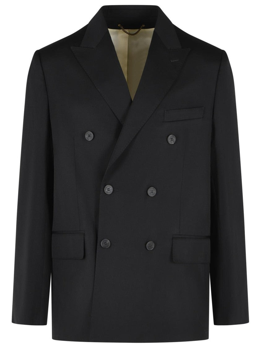 Golden Goose Black Virgin Wool Blazer