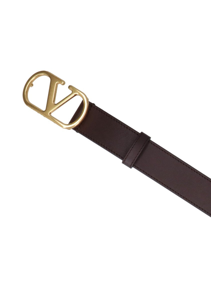 Valentino Garavani "Vlogo Signature" Belt Brown