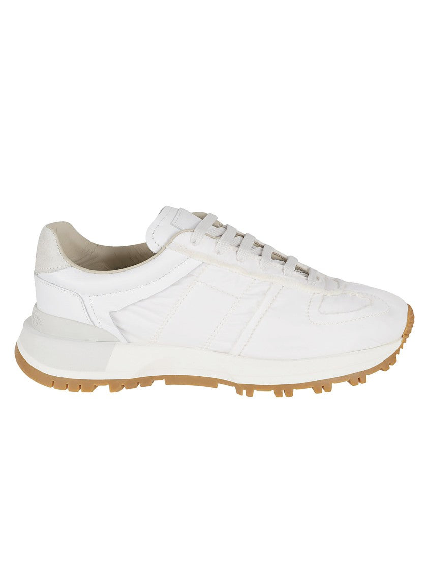 Maison Margiela White Sneakers With Smooth Upper