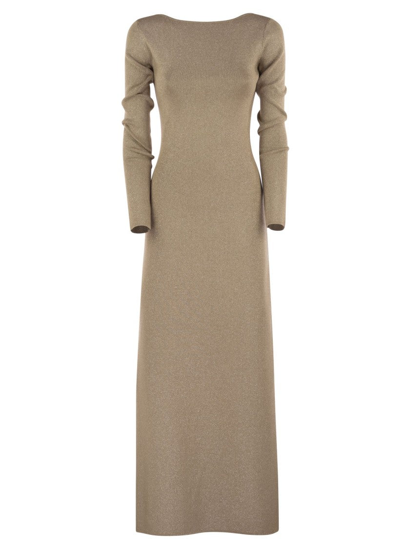 Max Mara Bracco - Viscose And Lurex Slim Dress
