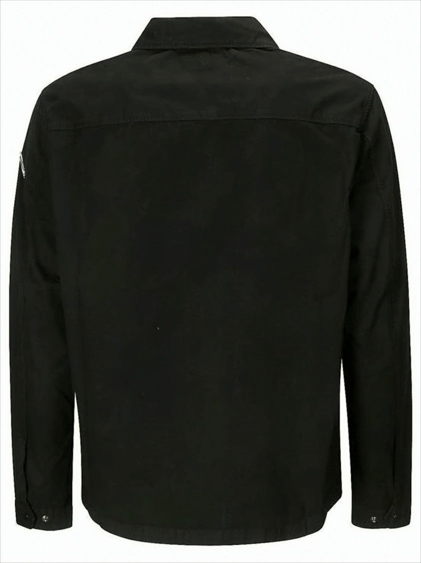 C.P. Company Long-Sleeve Shirt With Front Zip Closure And Chest Pockets