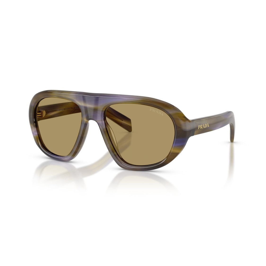Prada 0Pr C05s Oversized Aviator Sunglasses