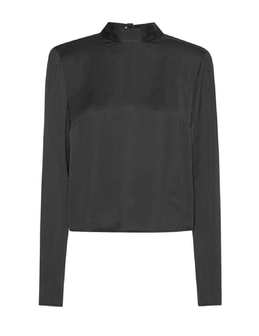 Rotate Satin Drapy Back Top