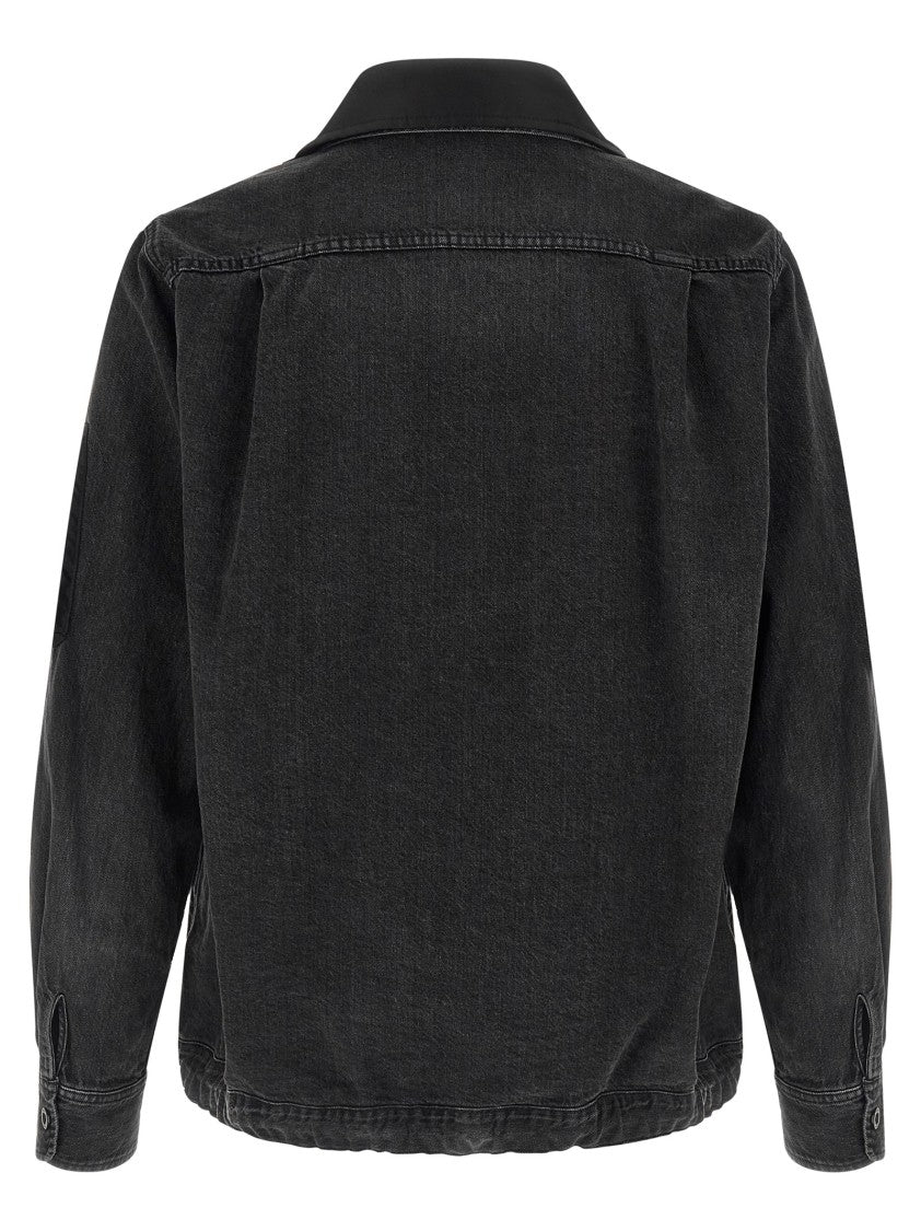 Sacai Nylon Insert Denim Jacket