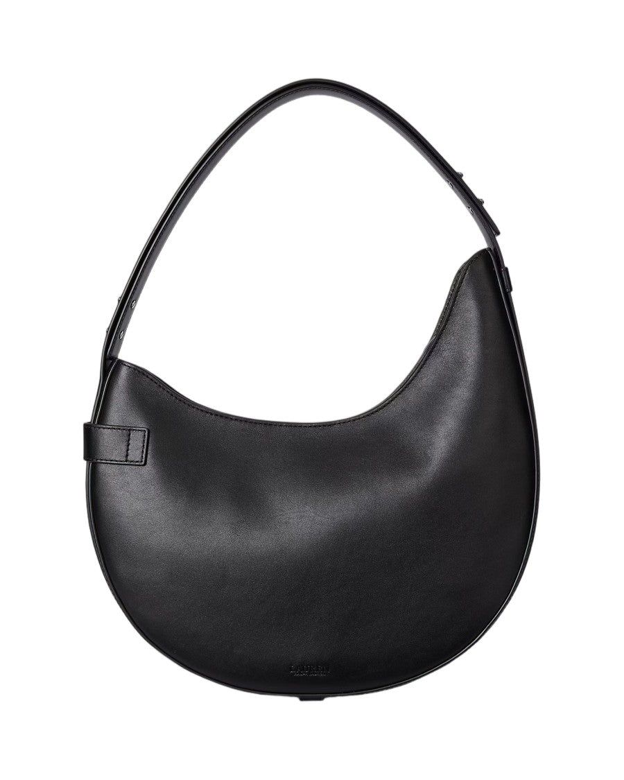 Lauren Ralph Lauren Structured Crescent Shoulder Bag