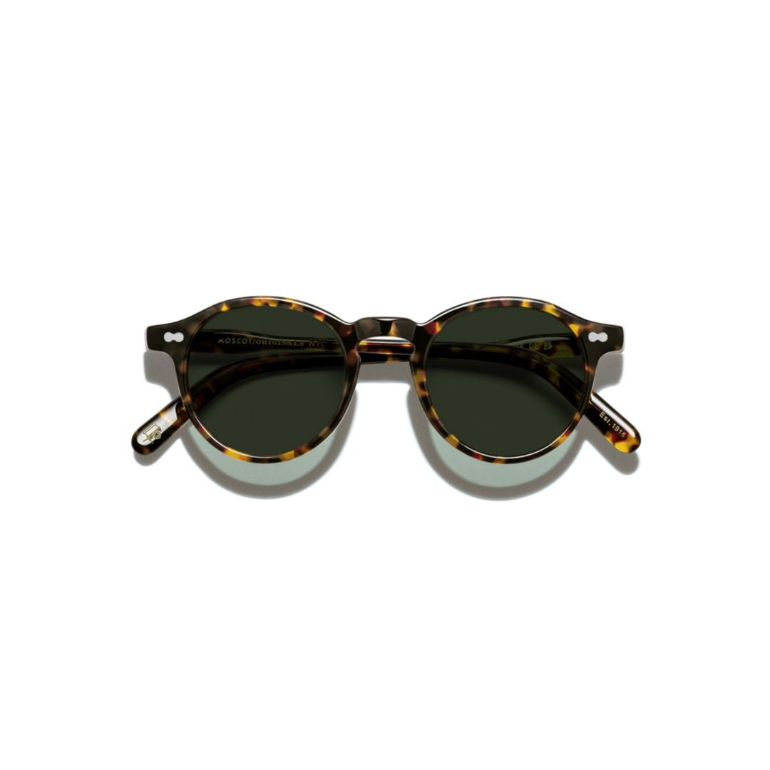 Moscot Or-Mil-S Miltzen Sun Round Tortoiseshell Acetate Sunglasses