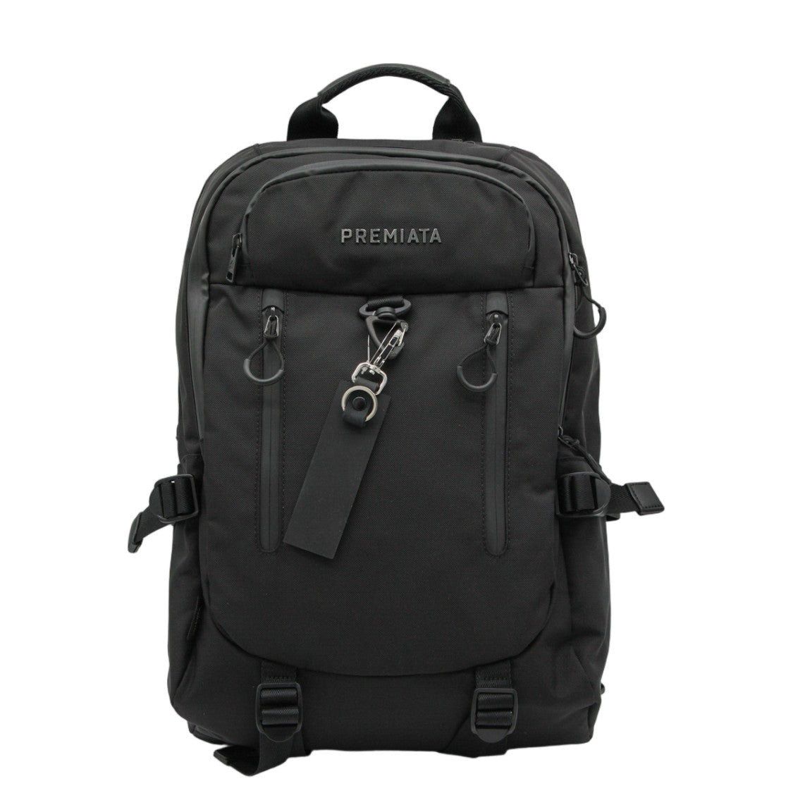 Premiata Black Backpack With Multiple Compartments