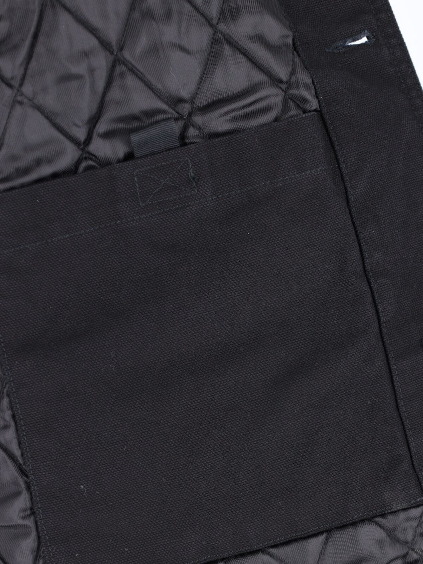 Carhartt Wip Black Lander Velvet-Collar Cotton Jacket