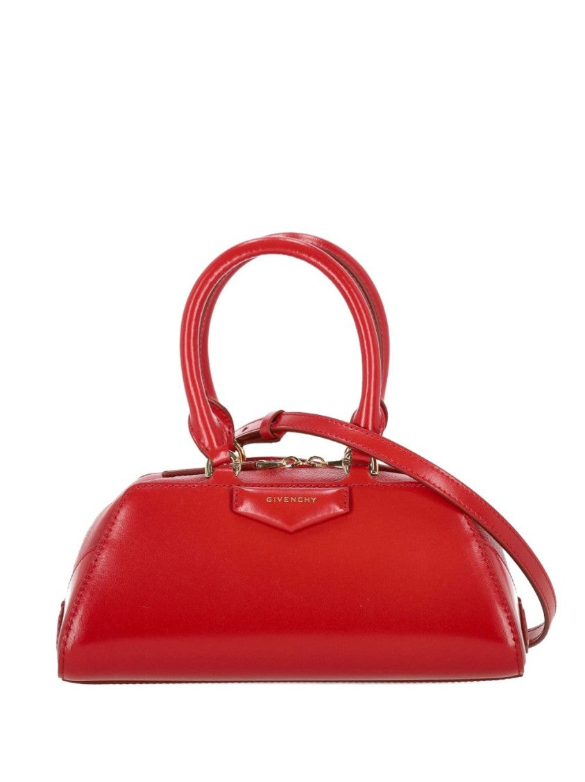 Givenchy Structured Red Shoulder Bag