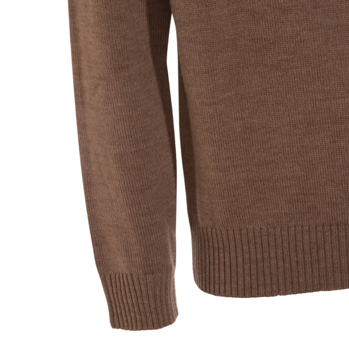 Altea High Ribbed Collar Half-Zip Sweater