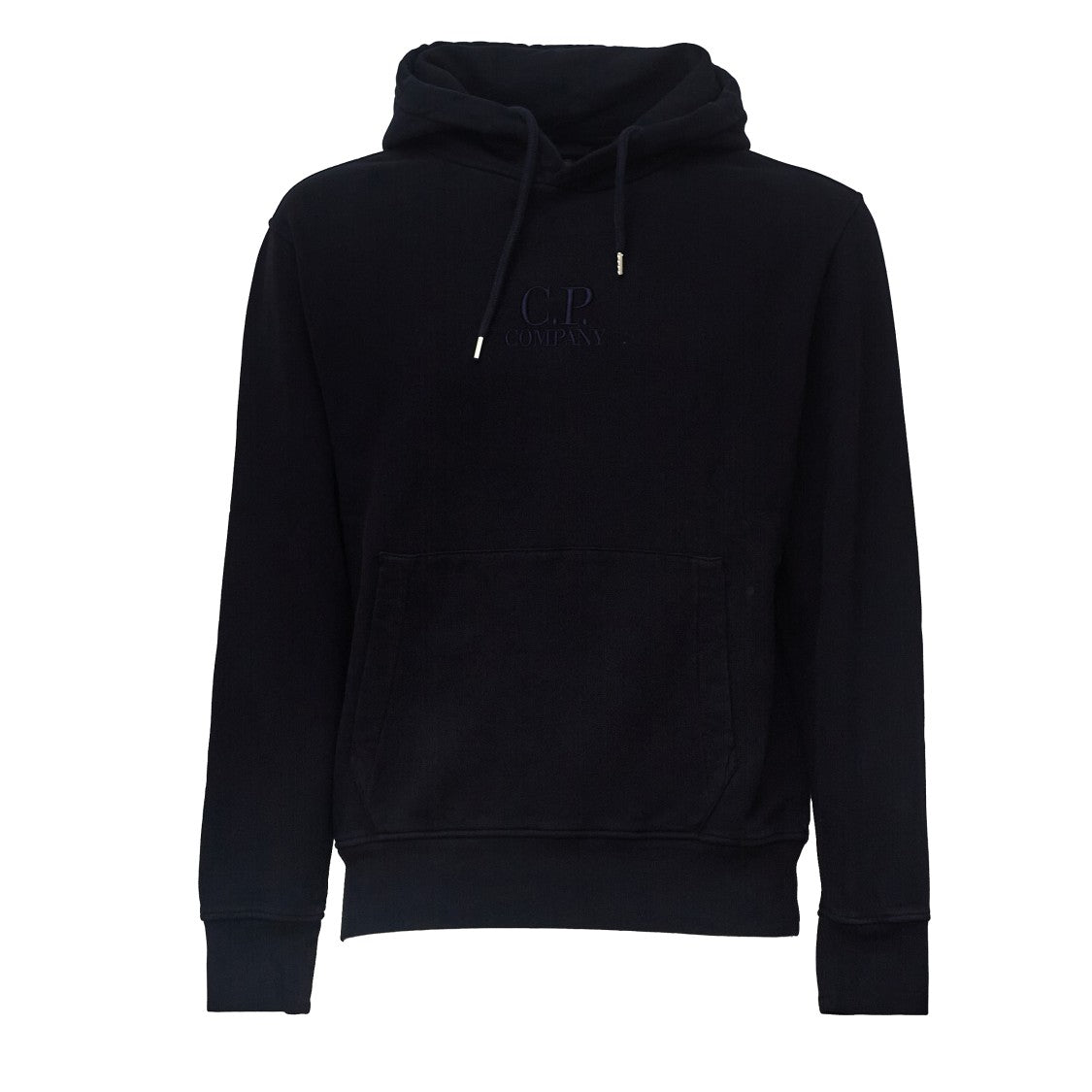 C.P. Company Brushed Diagonal Fleece Hooded Sweatshirt With Iconic Lens Detail