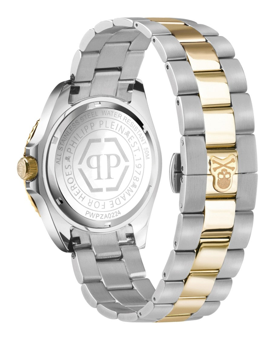 Philipp Plein Gmt-I Challenger Baguettes Bracelet Watch