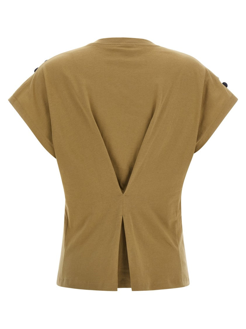 Nude Sequin T-Shirt