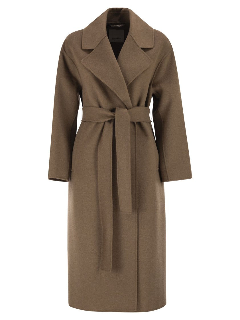 Max Mara Smmhobby - Long Wool Drape Coat