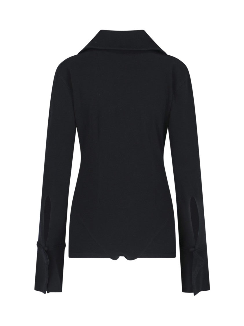 Duran Lantik Cut-Out Logo Shirt – Black