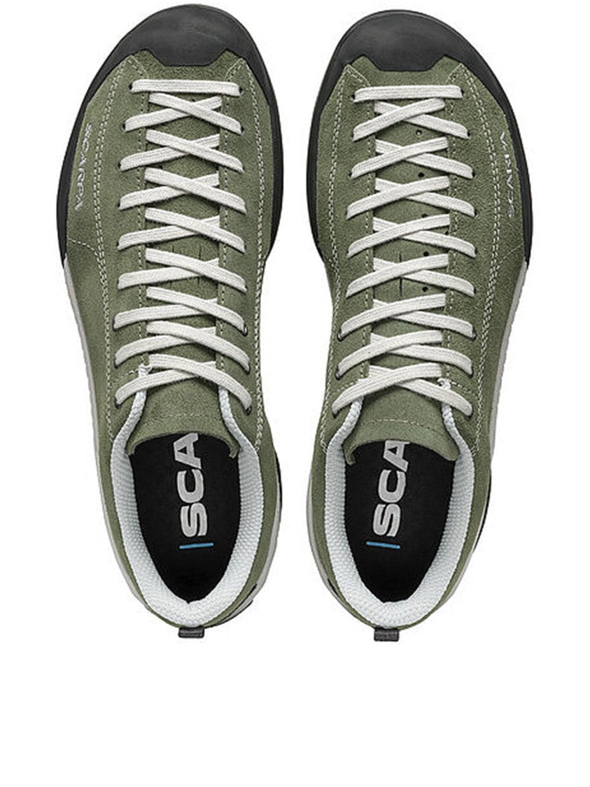 Scarpa Water-Repellent Suede Sneakers With Extended Lacing And Vibram Sole