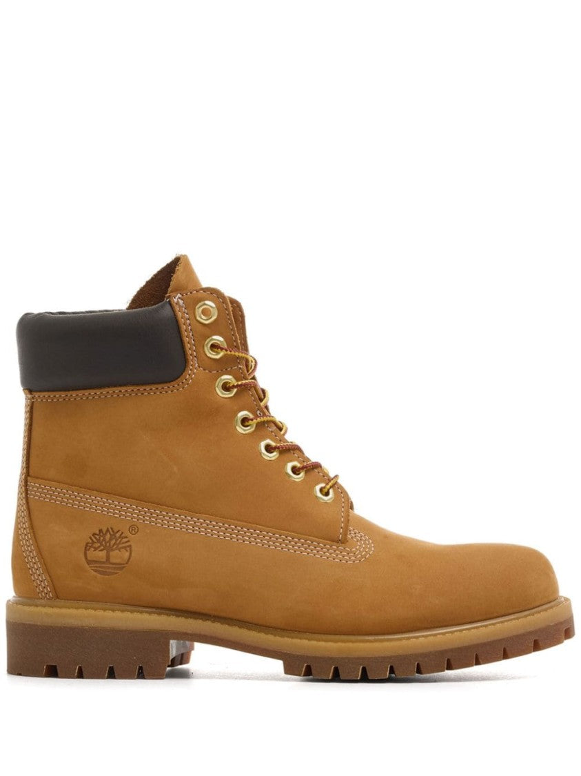 Timberland Classic Laced Ankle Boot With Embossed Logo Detail