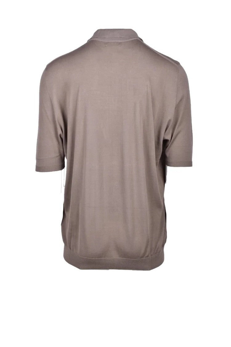 Hawico Brown Warm Cotton Polo Shirt