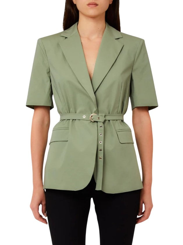 Liu Jo Short Sleeves Removable Belted Front Jacket