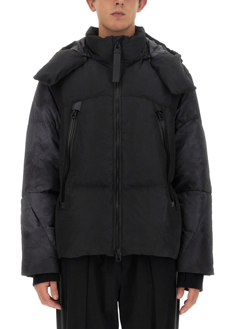 Jg1 Puffy Black Oversized Jacket