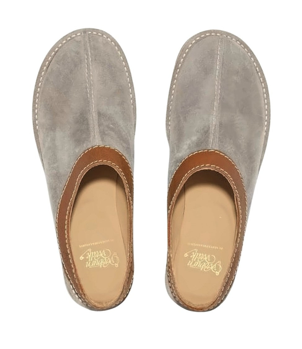 Woburn Walk Suede Slip-On Loafers With Smooth Leather Trim