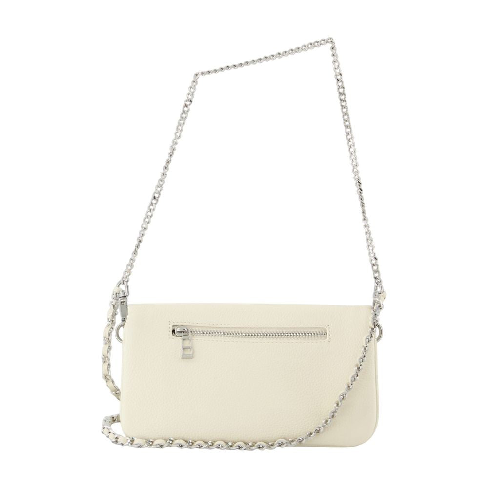 Zadig & Voltaire Rock Nano Wallet On Chain - Leather - White