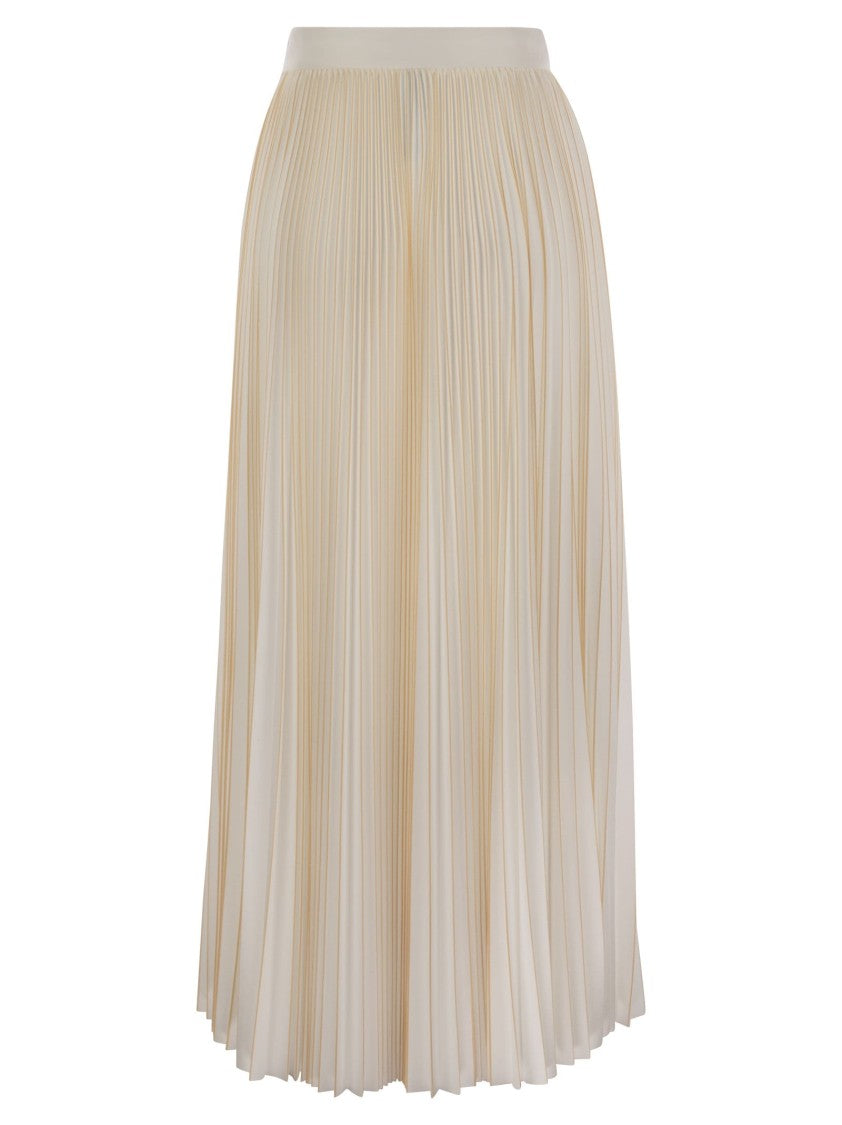Fabiana Filippi Pleated Jersey Skirt