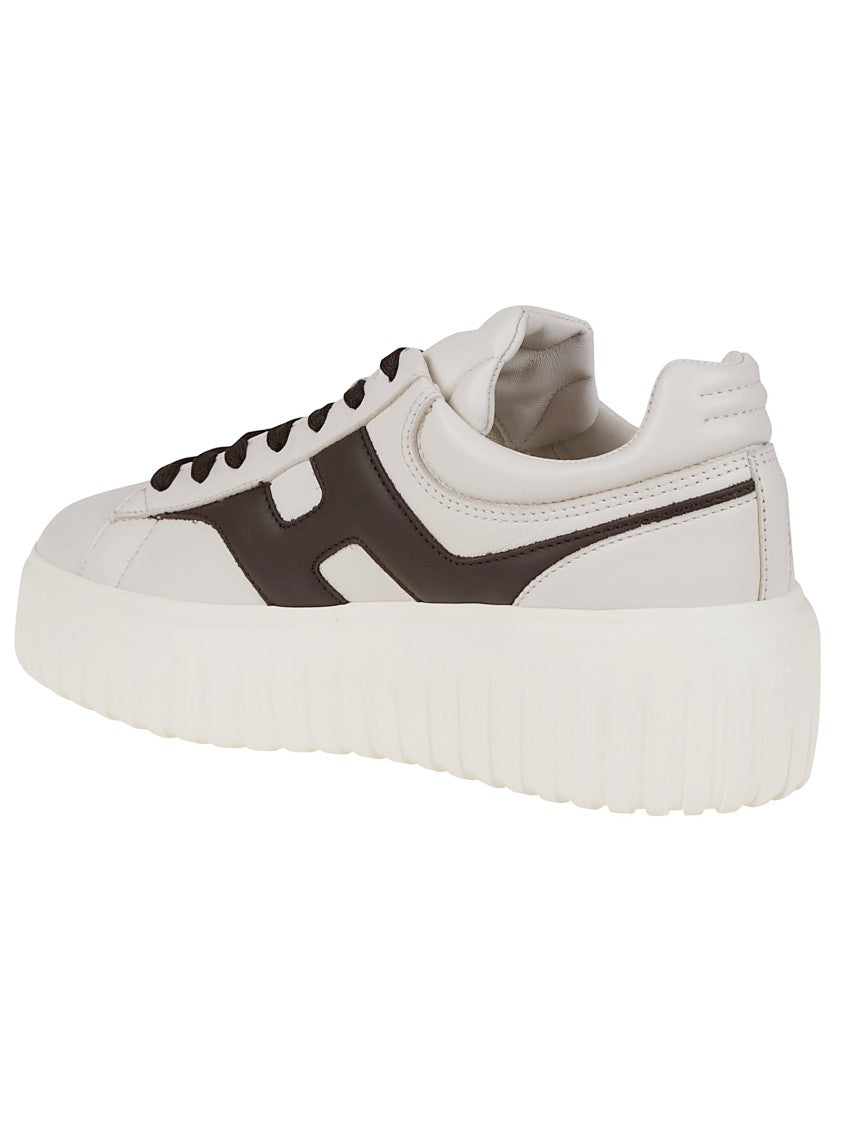 Hogan H-Stripe Nappa Leather Sneakers