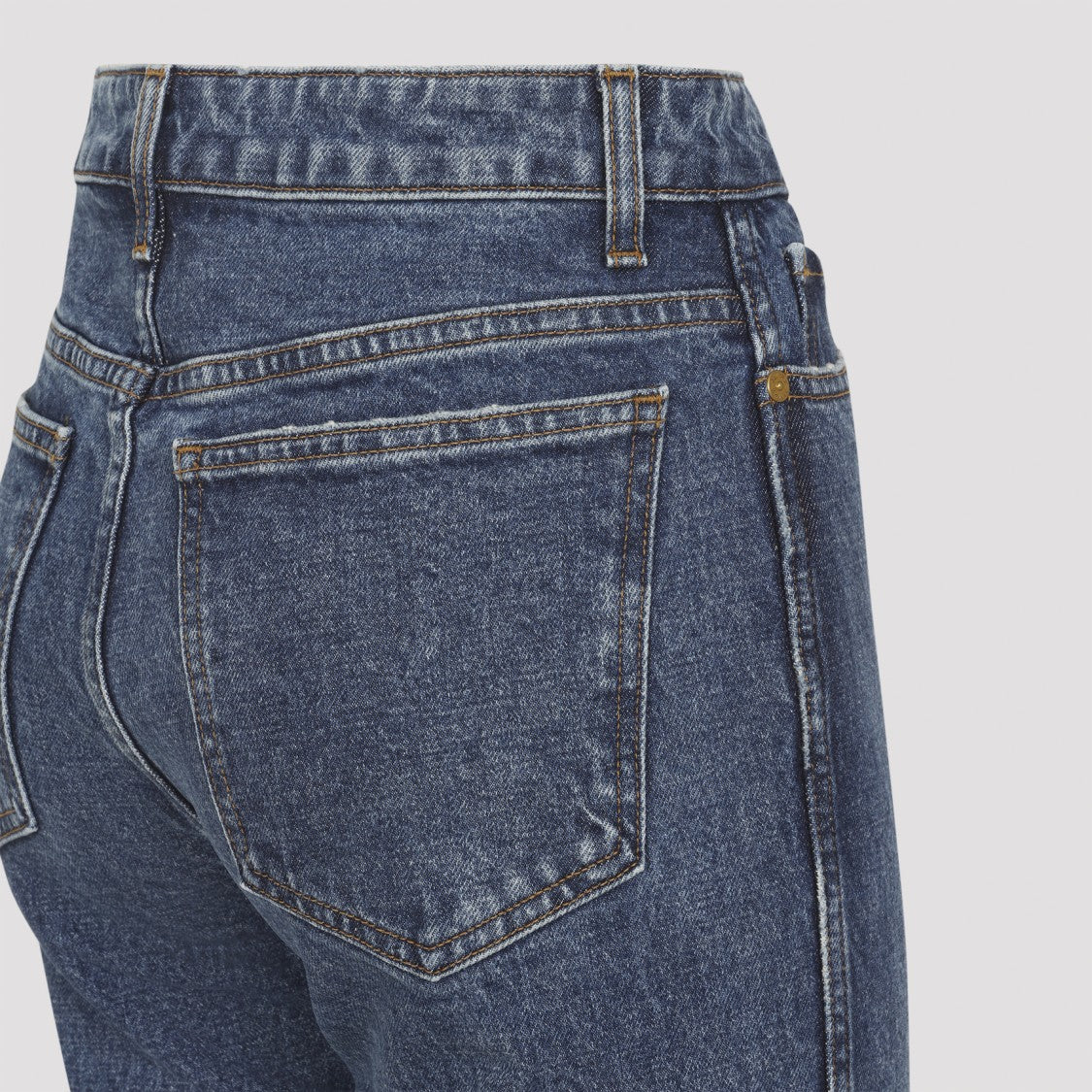 Khaite High-Rise Straight-Fit Jeans With Flattering Silhouette
